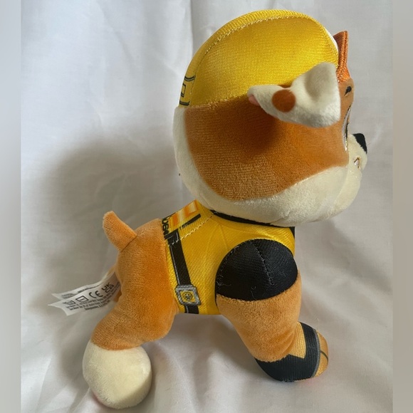 PAW Patrol, Big Truck Pup Rubble, Stuffed Animal, 8-inch Plush Kids Toys - Picture 2 of 7